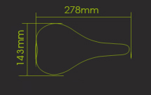 saddle size